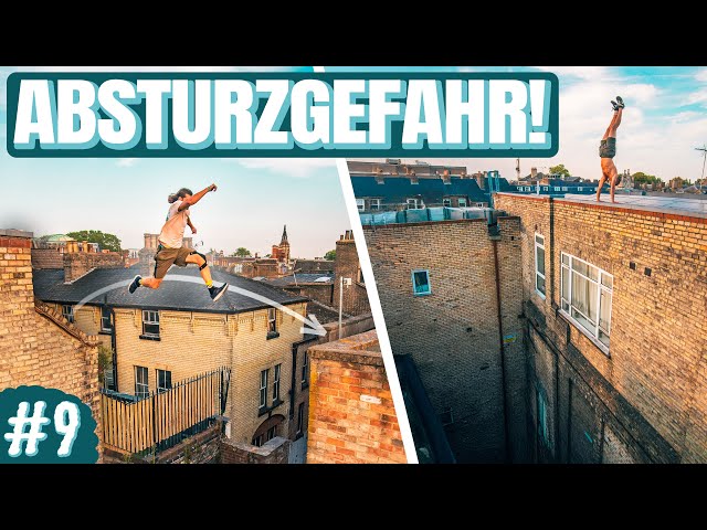 Rooftop parkour in Cambridge | Schlappentour 2024 - Cambridge 🇬🇧