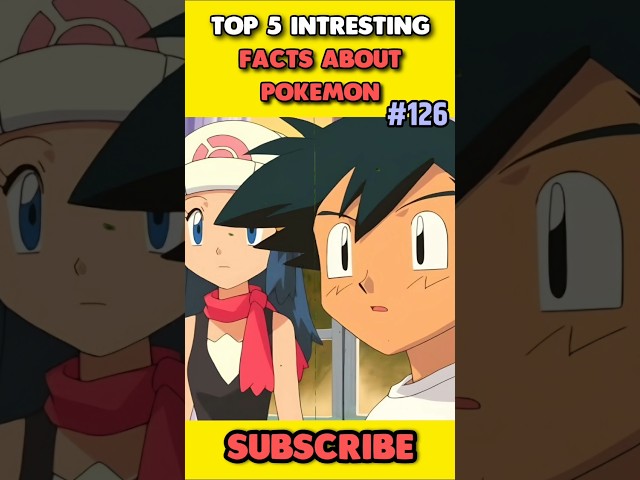 Top 5 Intresting Facts About Pokemon 😱 // Pokemon Facts (Part 126) 🔥 #shorts