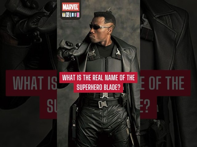 What Is Blade’s Real Name? Meet the Daywalker! #Blade #Daywalker #Marvel #BladeRealName #BladeFacts