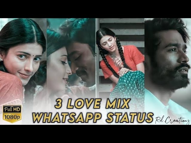 Nijamadi penne Whats app mashup HD || 3 movie song mashup HD 4K||#prince  #princess  #dhanush