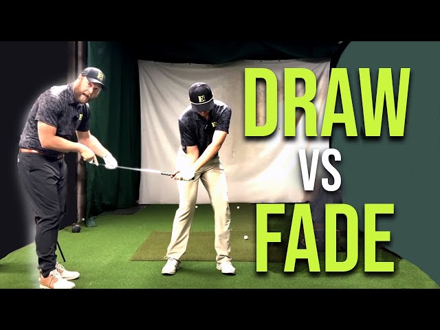 Golf Swing Draw Vs. Fade Patterns