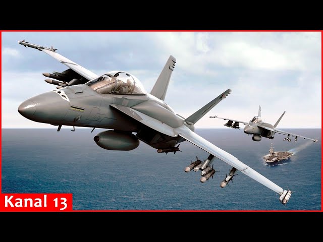 US sends dozen F/A-18 fighters to base in Middle East to prepare for attack on Iran