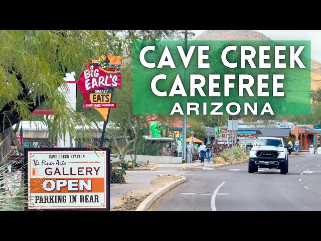 Cave Creek & Carefree Arizona Tour 2025 4K