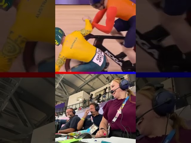 Moments like this is why Rob Hatch won Sports Commentator of the Year 🎙️🤩 #cycling #olympics