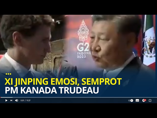 Detik-detik Presiden China Xi Jinping Emosi Lalu Semprot PM Kanada Trudeau di KTT G20 Bali