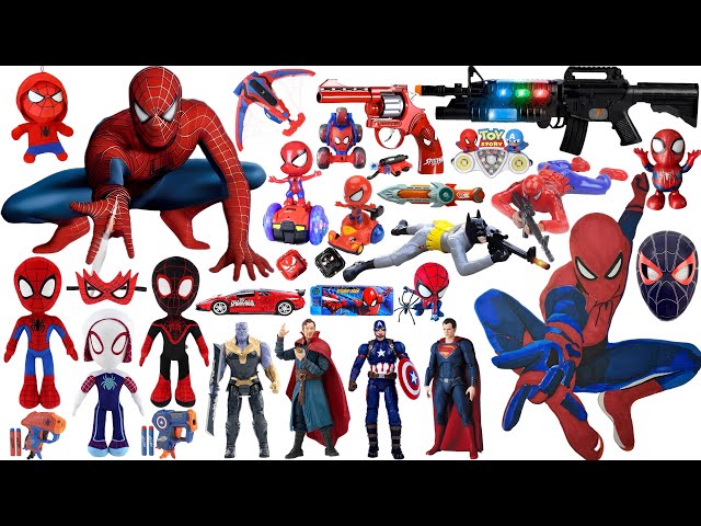 Marvel Popular Toy Series Collection | Spider Man Action Doll | Marvel Toy Gun Series Open Box