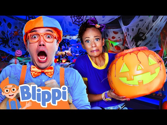 Blippi’s Trick-or-Treat Halloween Adventure 🎃🕷️ | Spooky Fun and Educational Videos for Kids