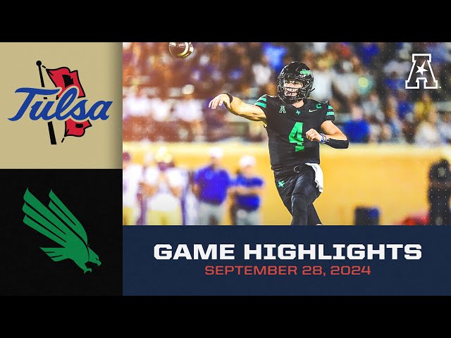 Game Highlights: Tulsa vs North Texas (September 29, 2024)