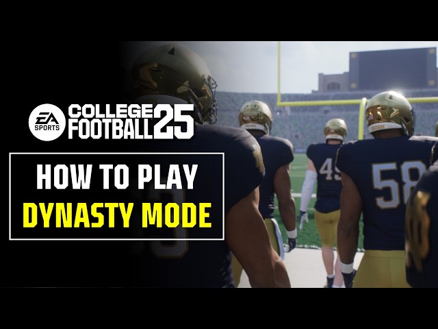 How to play Dynasty Mode in EA SPORTS™ College Football 25