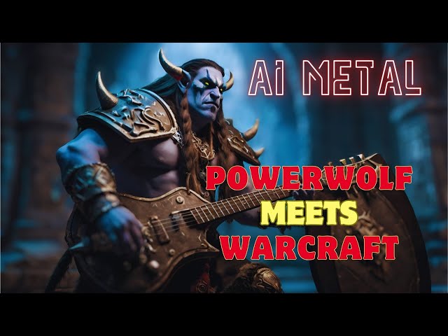 POWERWOLF vs WARCRAFT | Insane AI Metal