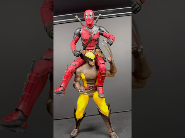 Marvel Action Figures #actionfigures #marvel #deadpool #shorts #toys #wolverine