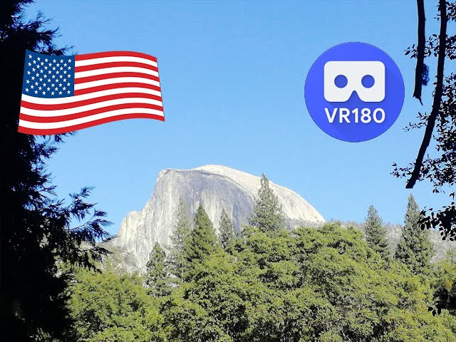 Experience Yosemite National Park, California (VR180 3D Video)