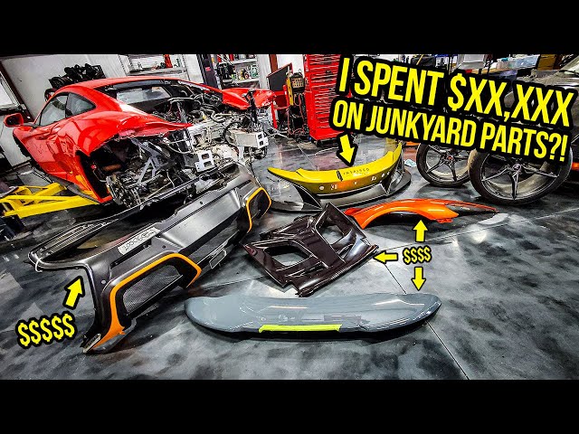 Here's How Much $$$ I've Spent Trying To Fix My "Cheap" Wrecked Mclaren 675LT With Junkyard Parts