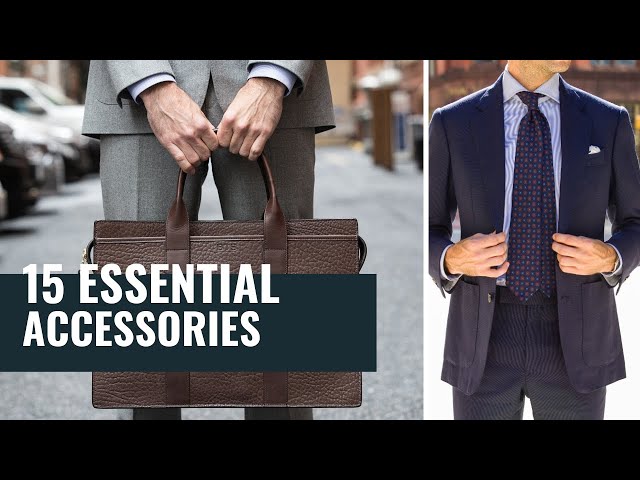 15 Most Essential Accessories For Men | Top Men's Accessories | Wardrobe Essentials