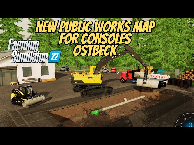 New Public Works Map For Consoles Ostbeck in Farming Simulator 22 #fs22 #farmingsimulator22