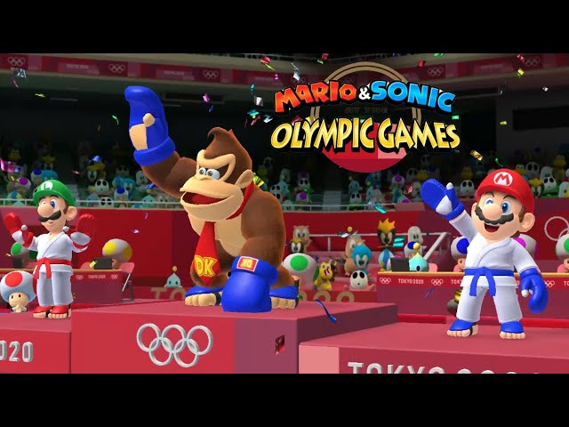 Mario & Sonic At The Olympic Games Tokyo 2020 Karate Hard ( Gameplay ) DK Mario Luigi & Sonic