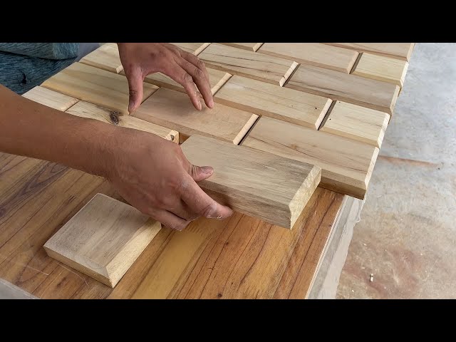 The Best Way To Use Old Wood // The Perfect Wood Recycling Project