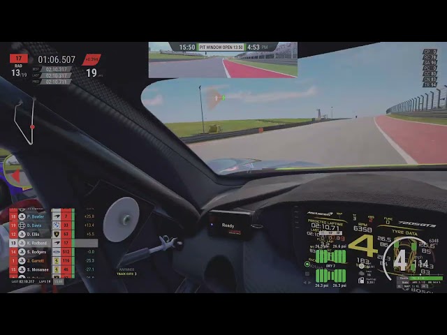 ACC Sim racing clubS2 R9 COTA 🇺🇸 Part 2