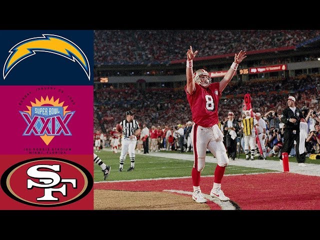 Chargers vs 49ers Super Bowl XXIX (Full Game)