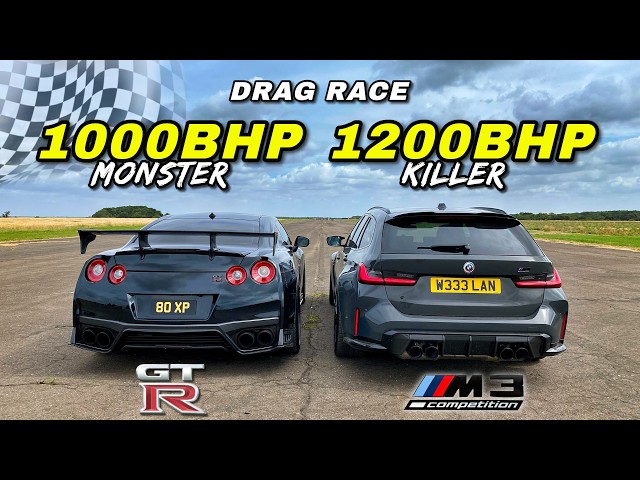 STREET KINGS.. 1200BHP M3 TOURING vs 1000BHP R35 GTR