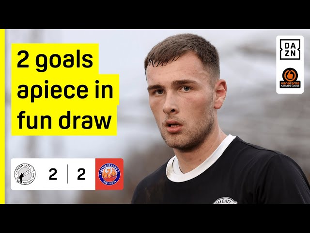 Entertaining affair at GIS | Gateshead 2-2 Aldershot Town | National League HIGHLIGHTS