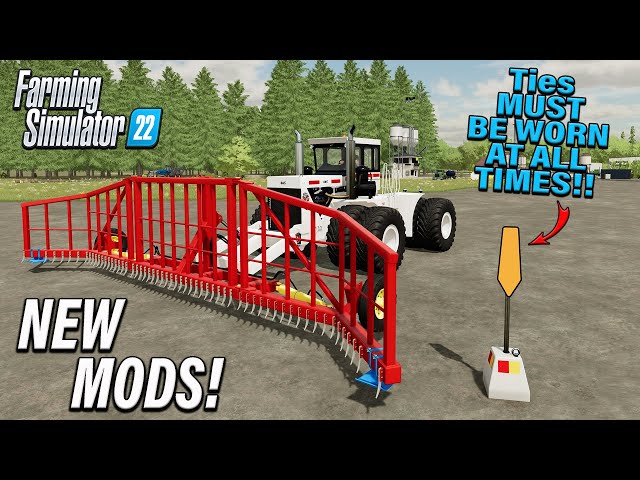 CURIOUS NEW MODS!! ON FARMING SIMULATOR 22 | PS5 (Review) 31st Oct 24. (TIE OPTIONAL)