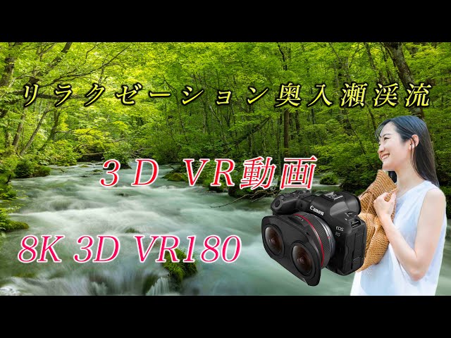 青森県　奥入瀬渓流　Oirase Gorge　VR　動画　2023年6月