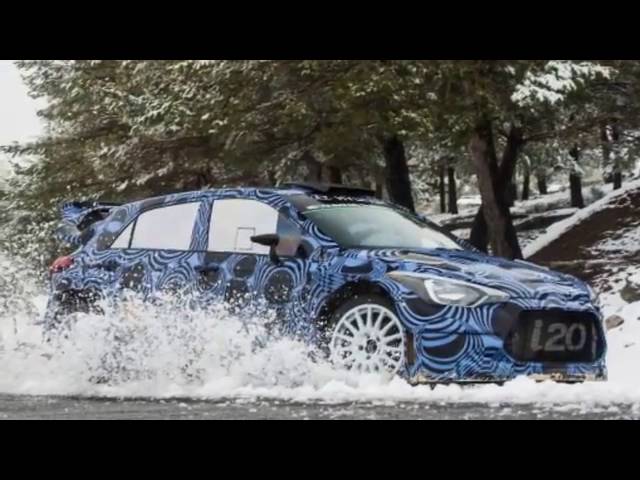 2016 Hyundai i20 World Rally Championship Rally Car, sport cars video, sport cars