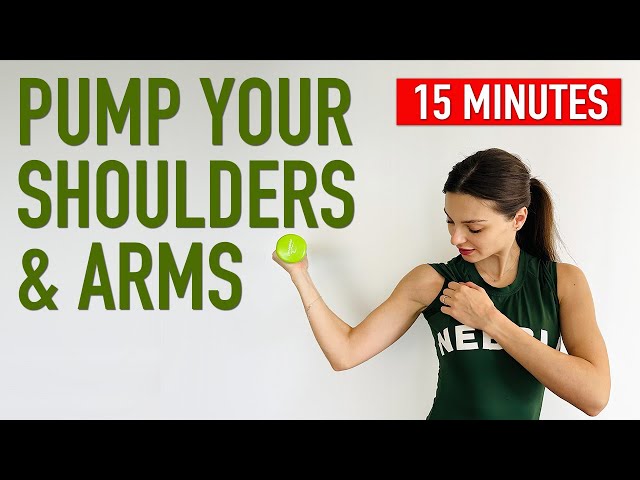 Total Arms & Shoulders Dumbbell Workout in 15 Minutes