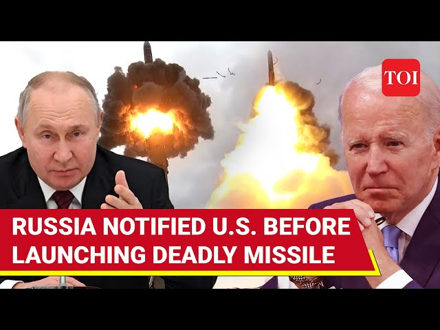 Russia's Last Minute Warning To U.S. Before Hypersonic Missile Attack On Ally Ukraine | Details