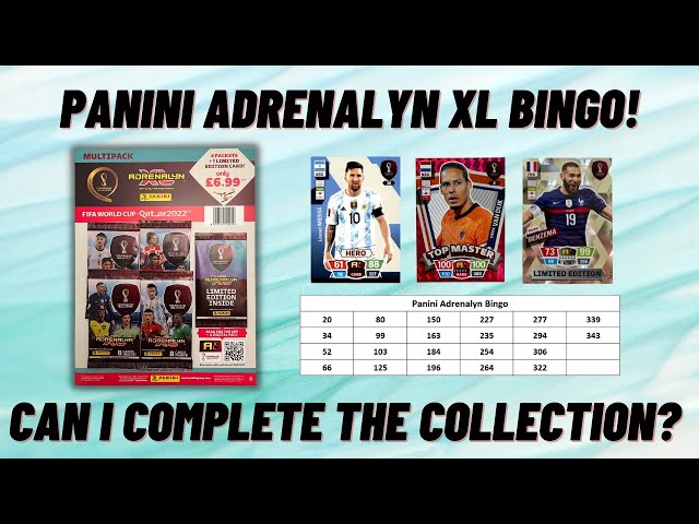 BINGO! Panini Adrenalyn XL World Cup 2022 multipack opening! Can I complete the collection?!