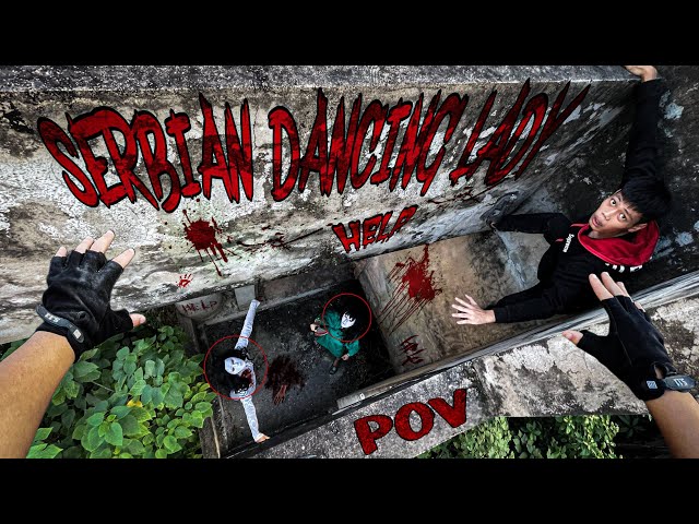 SERBIAN DANCING LADY REAL LIFE ESCAPE 6.0 | Horror Parkour Pov Short | Bubbles Gangz