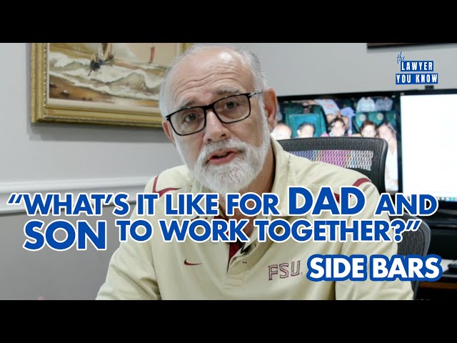 Side Bars Episode 4: "What's it like for Dad and Son to Work Together?"