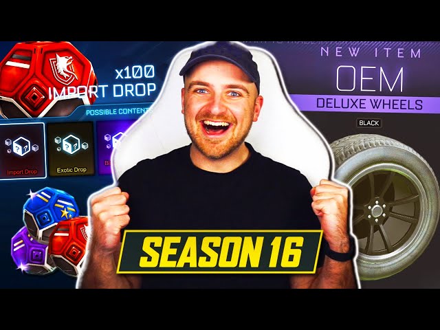 *SEASON 16 FINALE* Opening ALL of my SEASON Rewards in Rocket League!