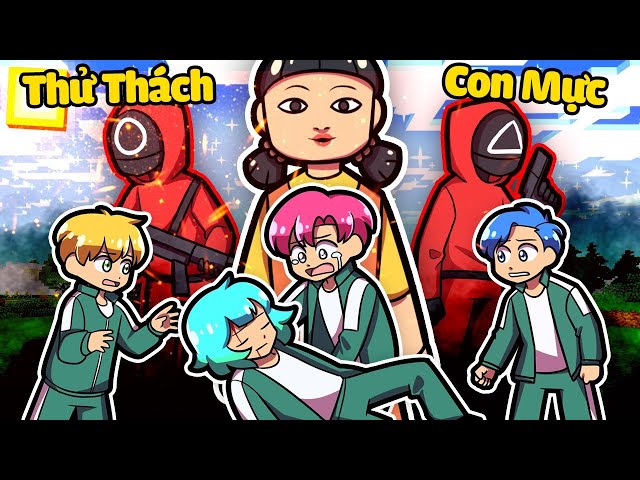 HIHA VÀ SINH TỐ TEAM BỊ ÉP CHƠI TRÒ CHƠI CON MỰC TRONG MINECRAFT*THỬ THÁCH CON MỰC 😭🤬