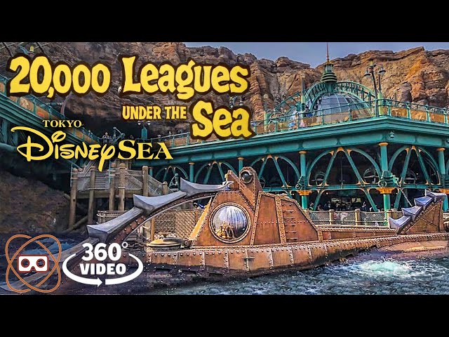 [5K 360] Tokyo Disney Submarine Ride - 20000 Leagues Under the Sea - Full 360 POV