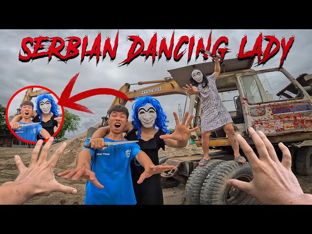 SERBIAN DANCING LADY REAL LIFE ESCAPE 13.0 | Horror Parkour Pov Short | Bubbles 3Run