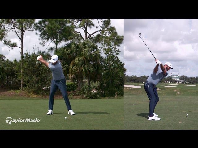 Dustin Johnson SUPER Slow-Mo Swing with SIM Driver | TaylorMade Golf