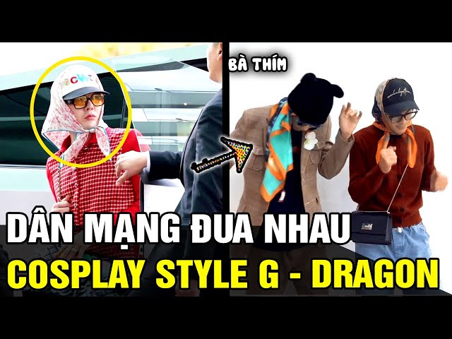 G-Dragon lại tạo trend mới: Fan đua nhau cosplay 'OUTFIT BÀ THÍM' ra sân bay cực độc lạ | TB TREND