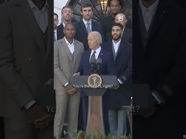 Boston Celtics meet President Biden, celebrate 2024 NBA title at White House