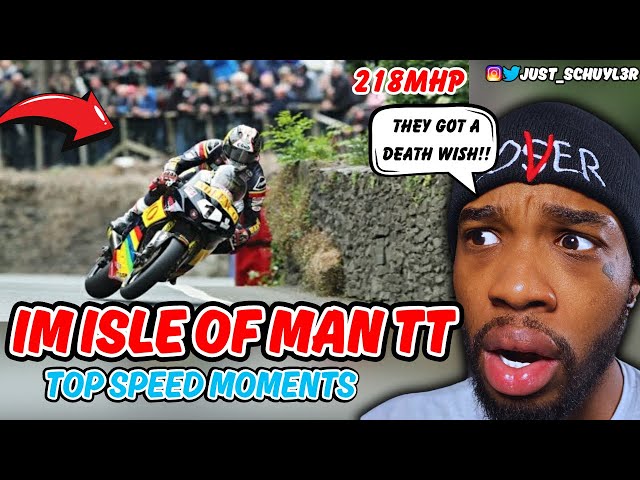 AMERICAN FIRST TIME SEEING | Isle of Man TT TOP SPEED MOMENTS