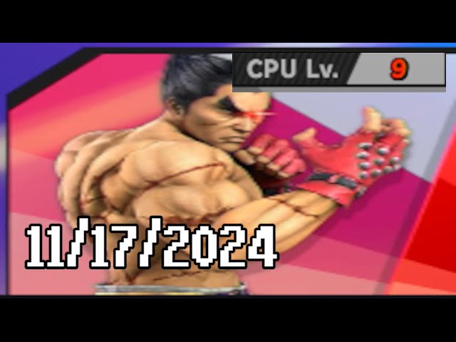 Kazuya Lvl. 9 CPU Revisited in 2024 (SSBU)