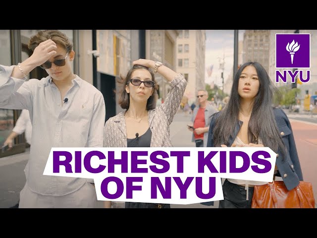 why NYU students pretend to be poor