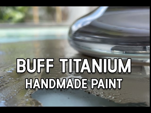 Handmade Buff Titanium PW6:1 watercolor paint