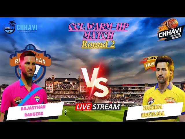 CCL-Warm up Match |Rajasthan Rangers vs Chennai Hustlers | Chhavi Tour and Travels - Cricket 24 #t20