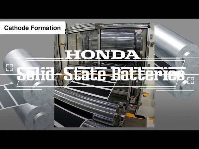 Honda All-Solid-State Battery Production Explained in 3 Minutes