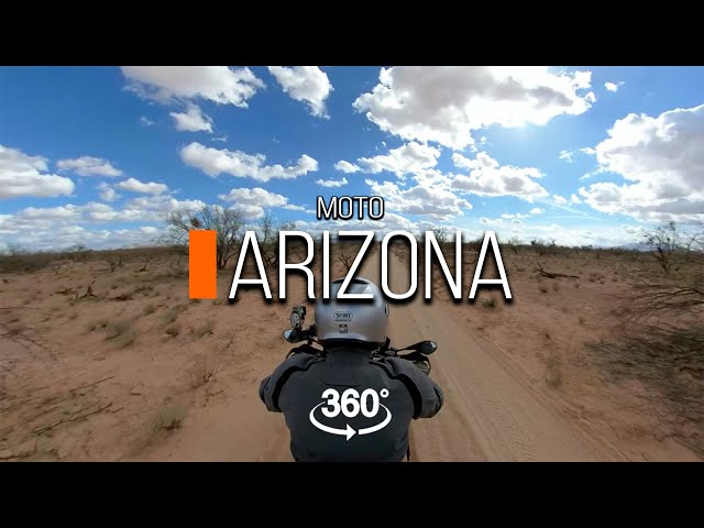 Motorcycle ride in the state of Arizona | 360 video