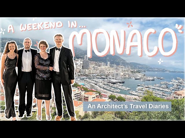 MONACO Travel Vlog - Holiday as a Part 1 Architect