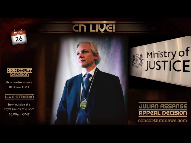 ASSANGE APPEAL DECISION - Live from London