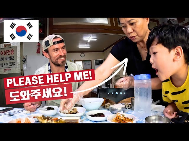 Culture Shock In Korea, How Do I Eat This!? 🇰🇷 (Bike Touring Korea #16)